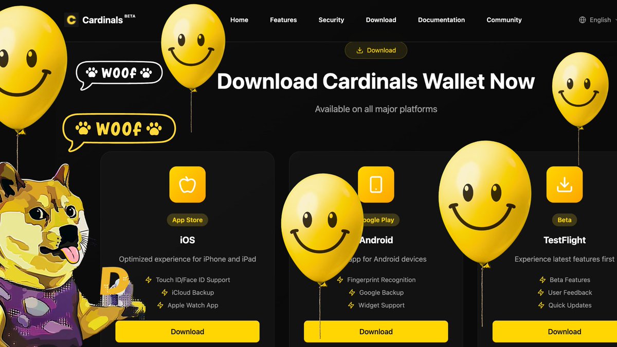 <a href="/cardi_doge/">Doge Cardinals</a> WOOF! WOOF! 🐶✨
I told you fam — back-to-school season is here, and so is the Cardinals App! 🚀
A true revolution for Dogecoin: memes directly on the blockchain, all in a 100% secure environment! 🔒🔥
And that’s not all… you’ll be able to enjoy it right from your mobile devices