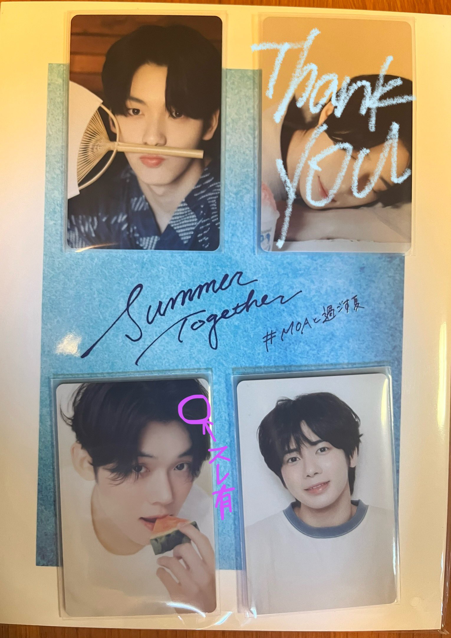 TXT summer together ヨンジュン トレカ txt summer together