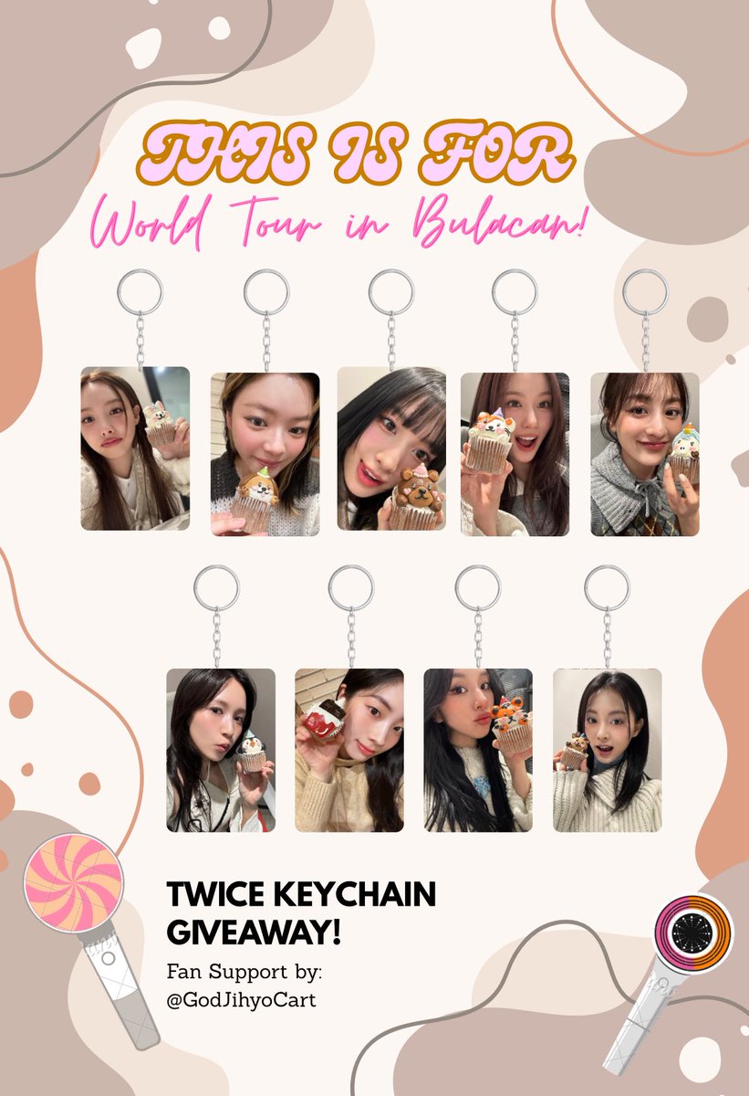⋆.˚ TWICE THIS IS FOR: World tour in Bulacan⋆.˚
Fan support by: @GodJihyoCart 

˙⋆✮ mbf, like &amp; Rt! (Show proof on D-Day!)
˙⋆✮ strictly 1:1 but open for trades ^^
˙⋆✮ Loc: TBA on D-Day
˙⋆✮ Limited qty but open for donations to produce more! Dm me ^^

#THISISFORINBULACAN