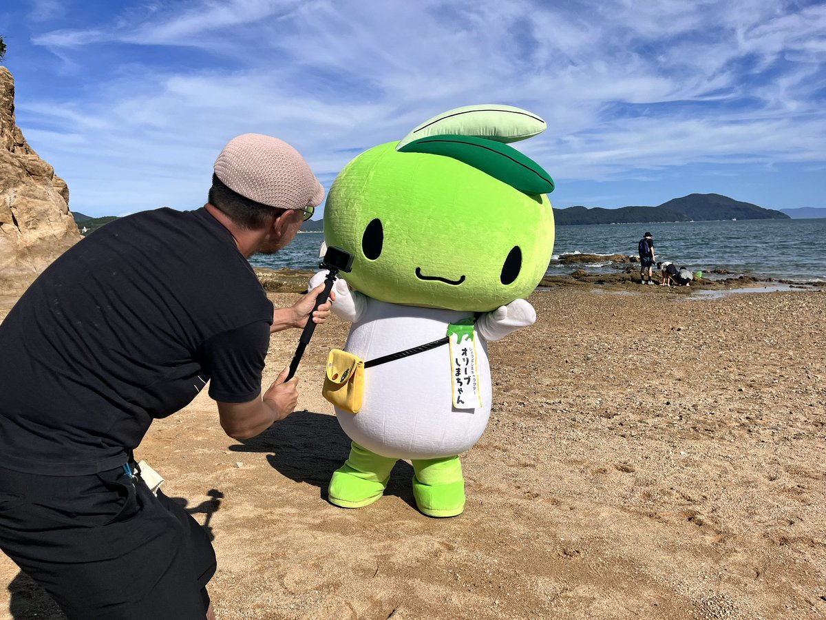 撮影風景！！
#オリーブしまちゃん
#小豆島 #shodoshima