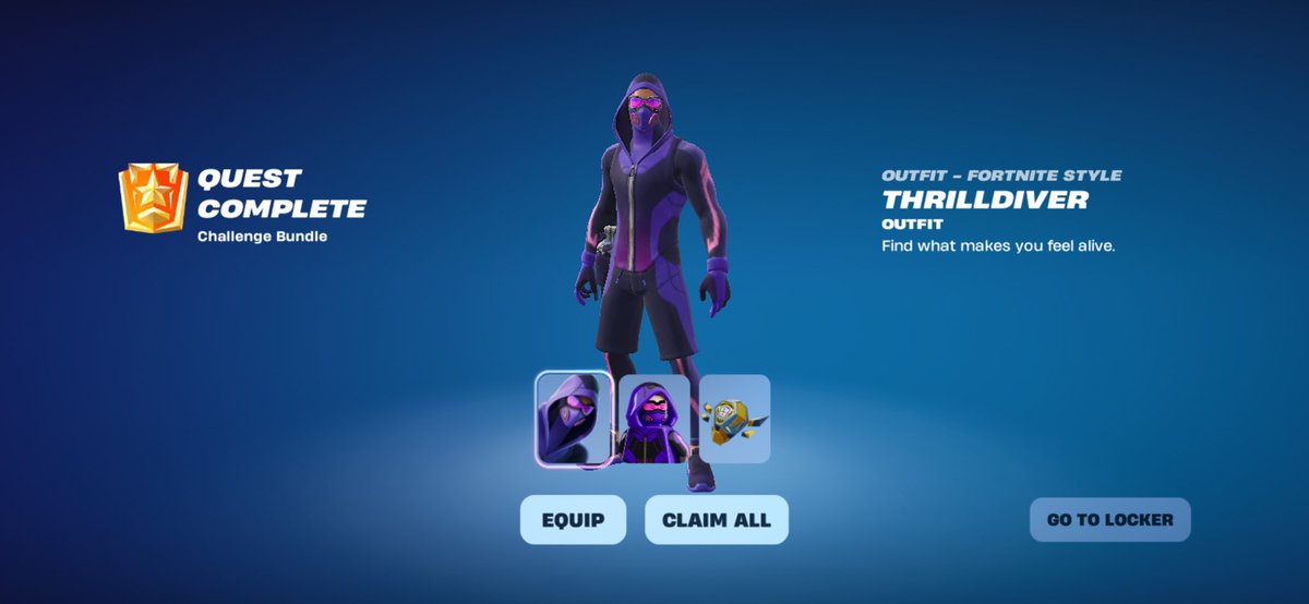 THRILLDIVER SKIN GIVEAWAY!!!

1 Lucky person will get this new bundle for free all you got to do is the following!

-Follow <a href="/VyniGives/">Vyni</a> &amp; <a href="/X_Scammer_/">Scams 🪤</a> 🔔 
-Like 💛 
-Retweet ♻️ 

Ends in 3 Days!!!!

Goodluck 🍀 

#Fortnite #FortniteArt #Thrilldiver