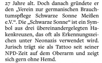 KreuzAcht's tweet photo. René Jurisch kandidiert für die AfD als Bürgermeister für #Meißen:
bis 2000 NPD-Funktionär
2013 gratuliert dem SS-Massenmörder Erich Priebke zum Geburtstag
2017 zeigt sein Schwibbogen KZ-Wächter und -Wachturm
tätowiert mit Erkennungszeichen der Neonazis⬇️
https://t.co/jDq48IIhfu https://t.co/hu2gARIA9z