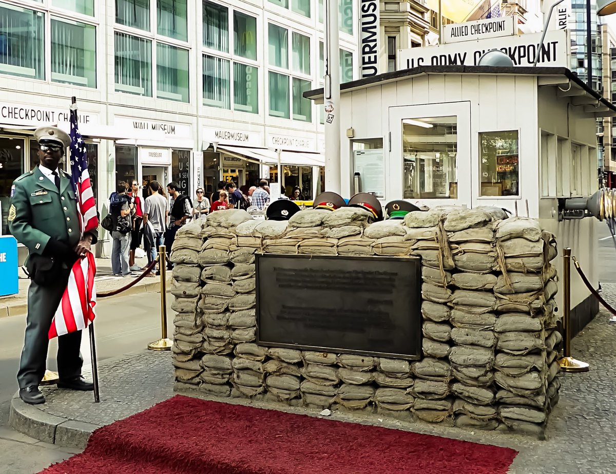 #AlphabetChallenge #WeekIforIconic 
🎶 There was a Checkpoint Charlie, he didn’t crack a smile 🎶