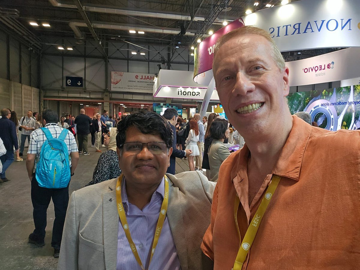 Dr.Rajiv Sankaranarayanan (@drrajivsankar) on Twitter photo Great to catch up with international hypertension expert & good friend <a href="/AnastasiaSMihai/">Dr Anastasia Mihailidou FAHA FCSANZ FESC</a> - lovely discussion on research & teamwork. Also caught up with friend from ๐ง๐ท  <a href="/pabeda1/">Sergio Kaiser MD, PhD, FACC, FESC ๐ง๐ท๐ฎ๐ฑ๐ท๐ด๐บ๐ฆ</a> - riveting conversation โbout mutual passions - cardiology& football #ESCCongress2025 <a href="/escardio/">European Society of Cardiology</a> Great to catch up with international hypertension expert & good friend <a href="/AnastasiaSMihai/">Dr Anastasia Mihailidou FAHA FCSANZ FESC</a> - lovely discussion on research & teamwork. Also caught up with friend from ๐ง๐ท  <a href="/pabeda1/">Sergio Kaiser MD, PhD, FACC, FESC ๐ง๐ท๐ฎ๐ฑ๐ท๐ด๐บ๐ฆ</a> - riveting conversation โbout mutual passions - cardiology& football #ESCCongress2025 <a href="/escardio/">European Society of Cardiology</a>