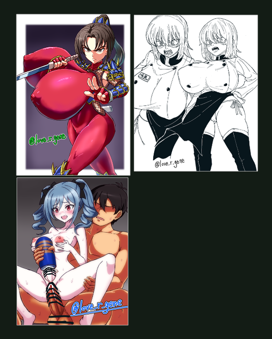 #今月描いた絵を晒そう 