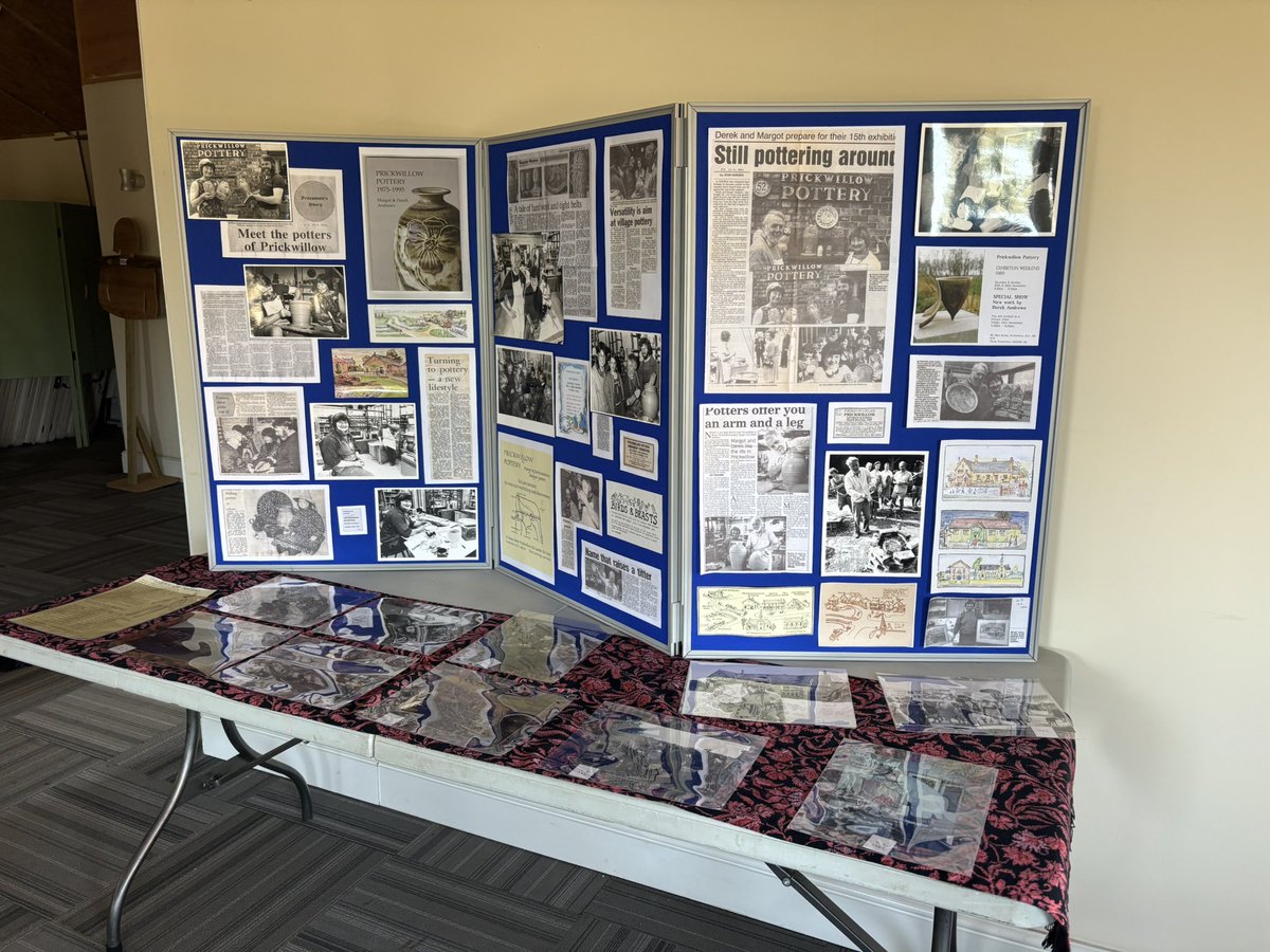 FenEngineMuseum's tweet image. Come and see our new exhibition celebrating 50 years since the founding of the #PrickwillowPotteries #Prickwillow