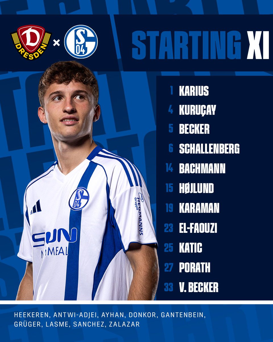 11' Ça va les mecs ?
Le CM vient de se réveiller, toujours 0-0 entre Dresden et Schalke

Voici le 1️⃣1️⃣ de Miron Muslic, début du livetweet !

SGD 0-0 S04 | #SDGS04