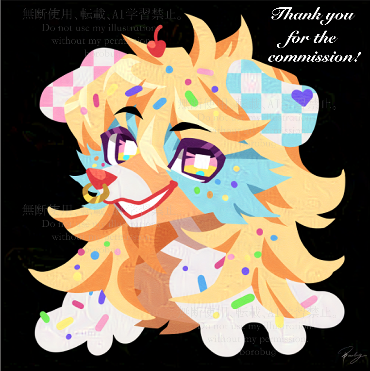Commission for <a href="/f1tzgibble/">Fᴉtz ‣ ⤘</a>
Thank you🧡🩵
skeb.jp/@borobug #Skeb #Commission