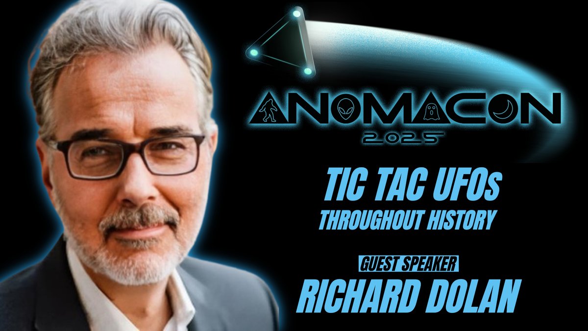 Richard Dolan will now be joining us as a guest speaker at ANOMACON 2025! To learn more about his presentation and the rest of our speakers, visit the website below and be sure to join us for the FREE virtual conference on September 20th! 

Visit: anomacon.com