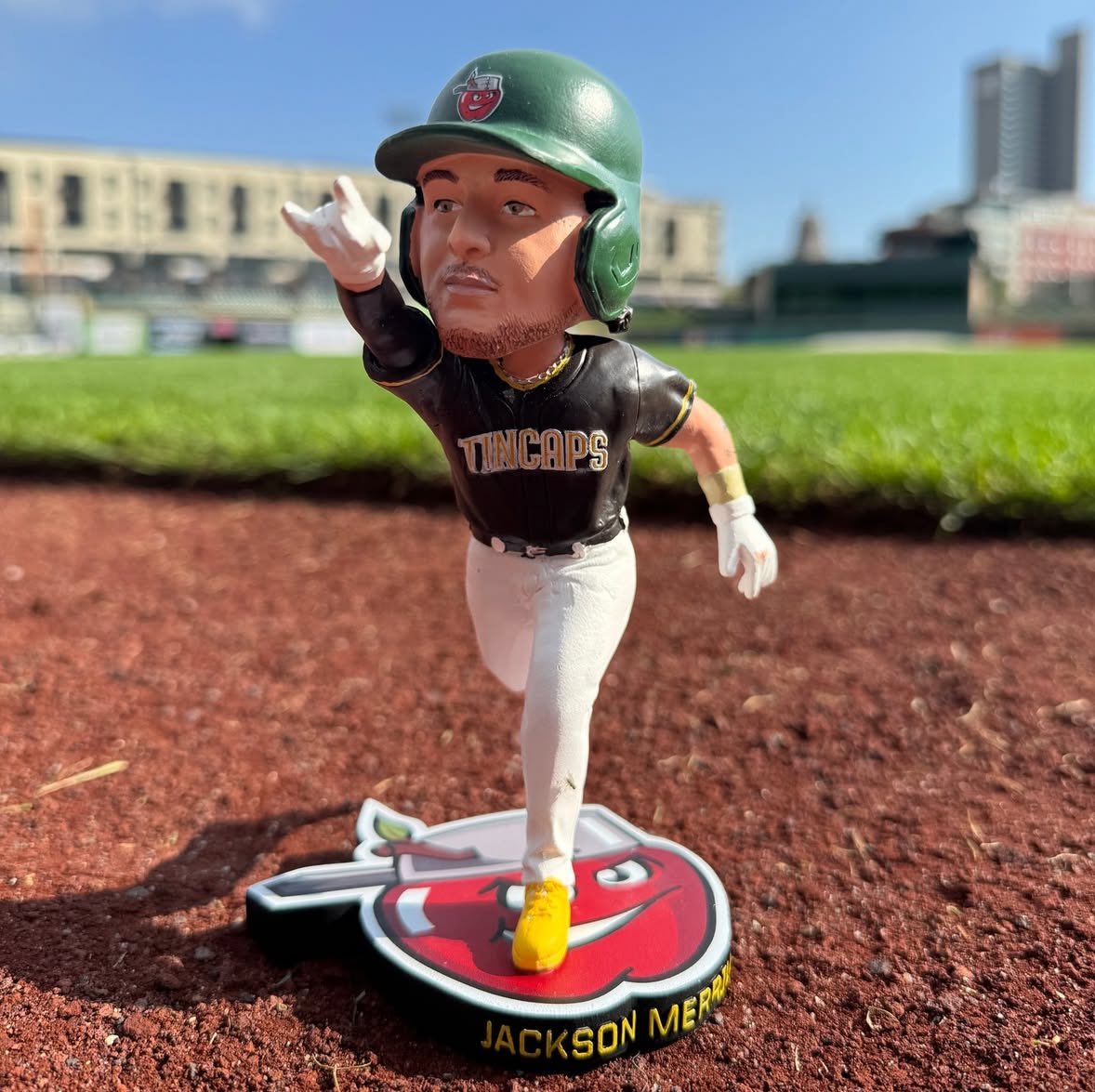 No one is safe from Merrill Madness! It takes over today’s <a href="/TinCaps/">Fort Wayne TinCaps</a> with the Jackson Merrill Bobblehead giveaway