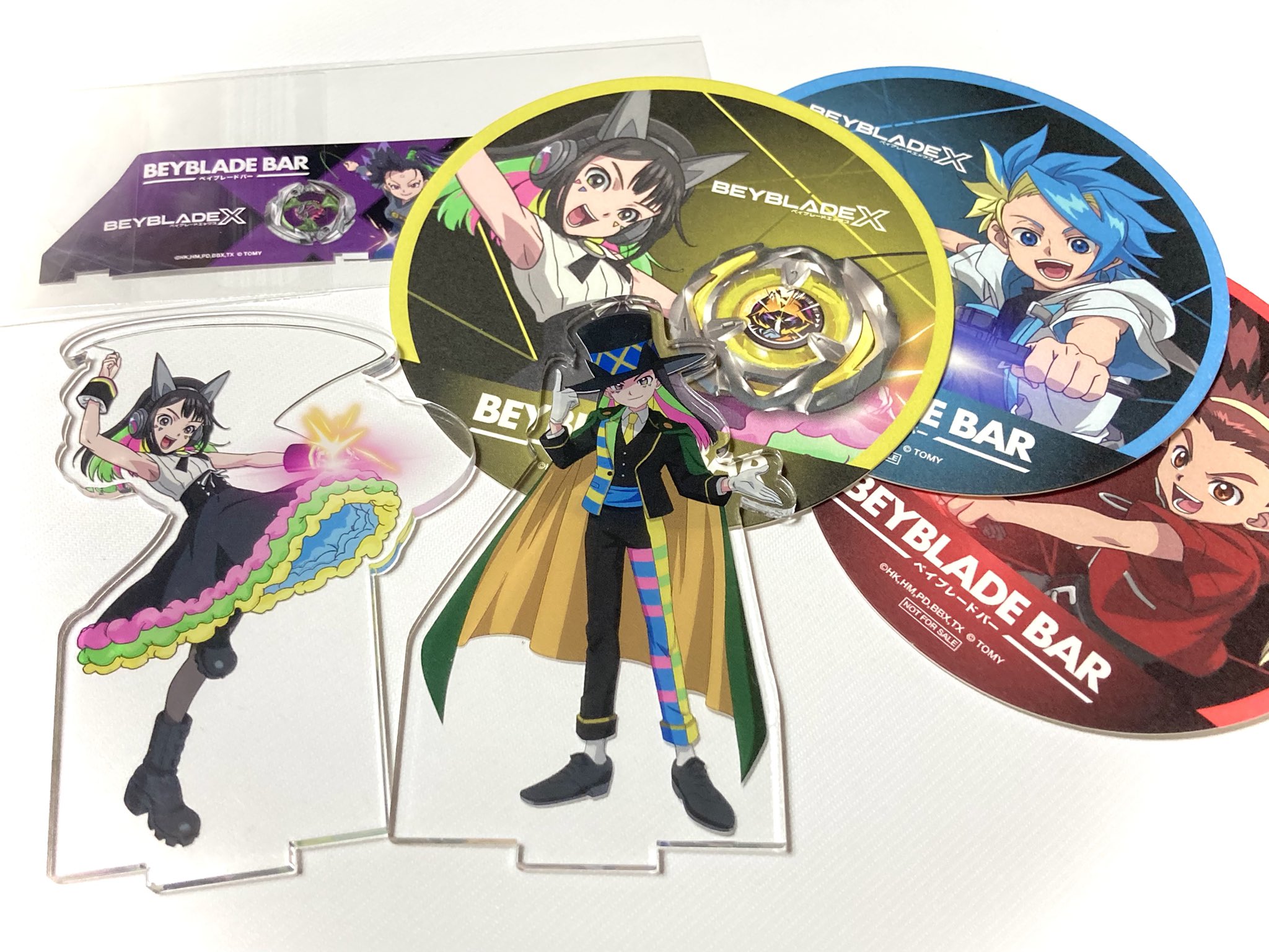 ペルソナ3 アクリルコースタースタンド ツインアクスタ ステッカー 主人公 GOODS-04599614.jpg