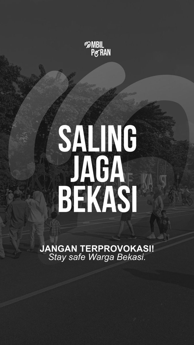 #SalingJagaBekasi