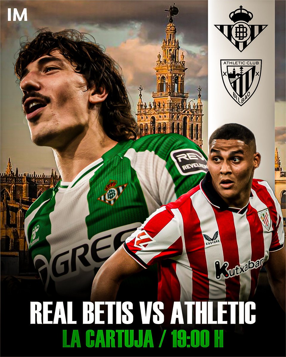 infomorrocotudo's tweet photo. ⚽ Duelo de titanes en la #Cartuja 🔝.

🟢 El #Betis se enfrenta al #Athletic en un partido de nivel europeo.

✅ #Pellegrini recupera a #MarcRoca, #Llorente y #Deossa para el encuentro.

📺 Mucho más en nuestro canal de YouTube. https://t.co/TH4MR1OkaY
