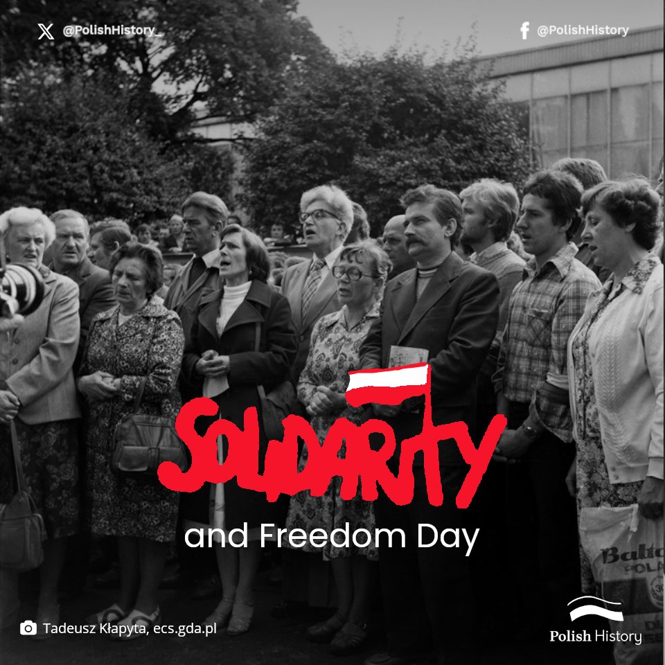 🇵🇱 Today is Solidarity and Freedom Day in Poland. 

✌️ Without “Solidarity” and the actions of Pope John Paul II, communism could not have been defeated in Central and Eastern Europe.

4️⃣5️⃣ years ago we chose solidarity, we chose a free Poland.