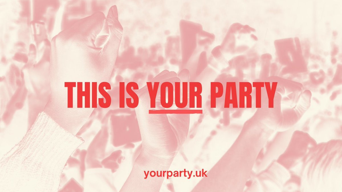 Up and down the country, there is enormous appetite for a new kind of political party — one that belongs to you. 

Thanks to all those who joined us in Oldham, Blackburn and Preston this week. Huge &amp; diverse audiences hopeful for real change.

Sign up at yourparty.uk