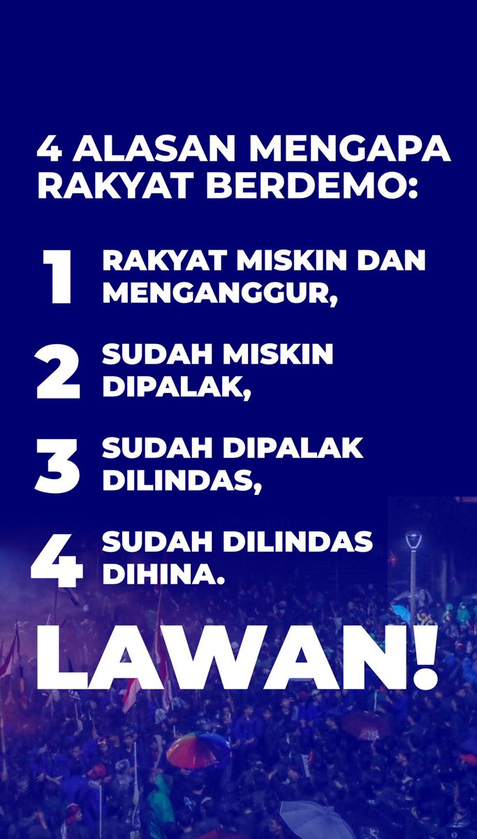 Pak Presiden <a href="/prabowo/">Prabowo Subianto</a>,

Semua ledakan kemarahan rakyat dan kegagalan stabilitas negara sejak Mas Affan dibunuh dengan keji oleh polisi ini tidak muncul tiba-tiba.

Ada alasan jelasnya. Alasan laten dan berulang. 

Selama root cause nya dibiarkan, tidak akan selesai-selesai.