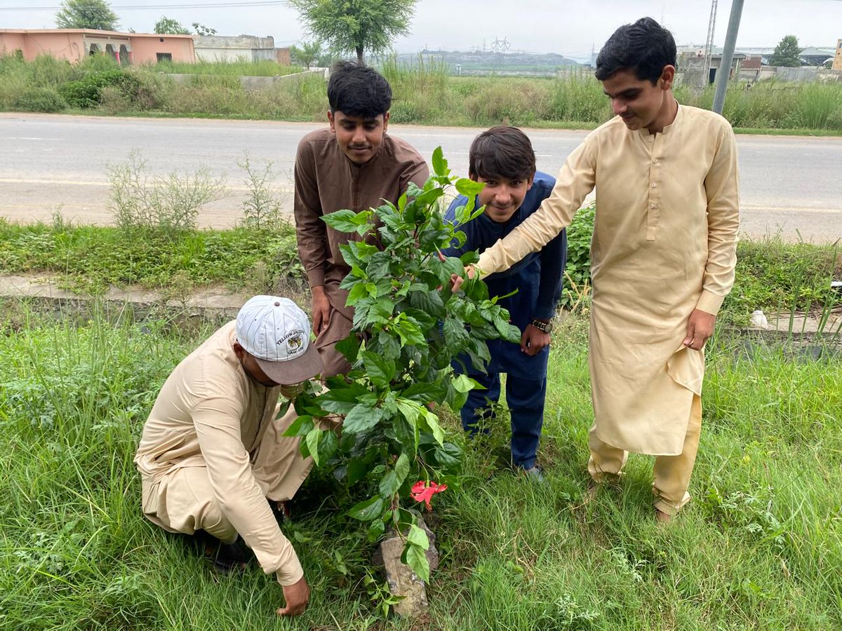 MSMofficialNP's tweet photo. مصطفوی سٹوڈنٹس موومنٹ PP-10 راولپنڈی سینٹرل کی جانب سے گرین پاکستان موومنٹ کے تحت شجر کاری مہم کا انعقاد کیا گیا۔
آئیں! سب مل کر پاکستان کو سر سبز و شاداب بنائیں۔ 💚
.
.
#MSMNPUNJAB #GreenPakistan #MSMPP10 #TreePlantation #MSMOfficialNP #GoGreen #SMTeamMSMNPunjab #MSMRawalpindi https://t.co/lsyGHmxl6x