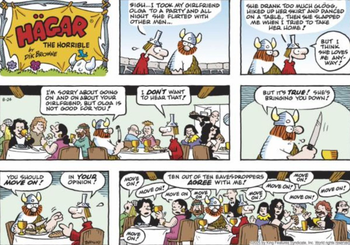 DocGene70's tweet image. #HagarTheHorrible 
#DailyComics 
#WeekendEdition
#SundayFunnies