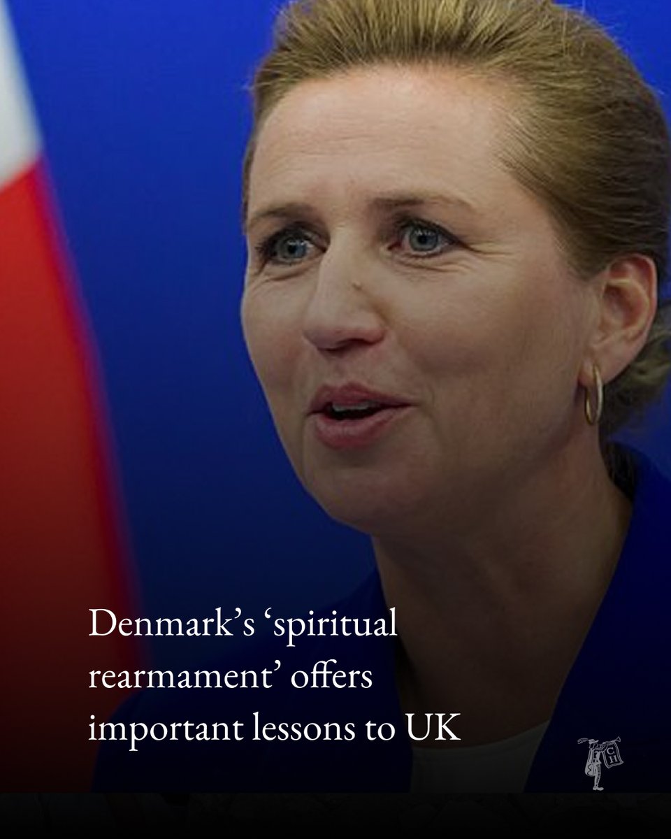 CatholicHerald's tweet image. Earlier this year Denmark’s prime minister spoke of the need for a spiritual form of "rearmament" in the country.

Read here ➡️ heraldl.ink/denmark

#Denmark #Secular #Faith