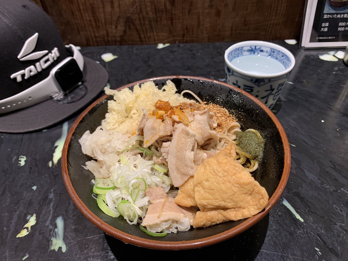 penpen_nendroid's tweet photo. 8.31岐阜ツー
冷やしたぬき天国　冷やしたぬき肉蕎麦 https://t.co/QoWTlGCphM