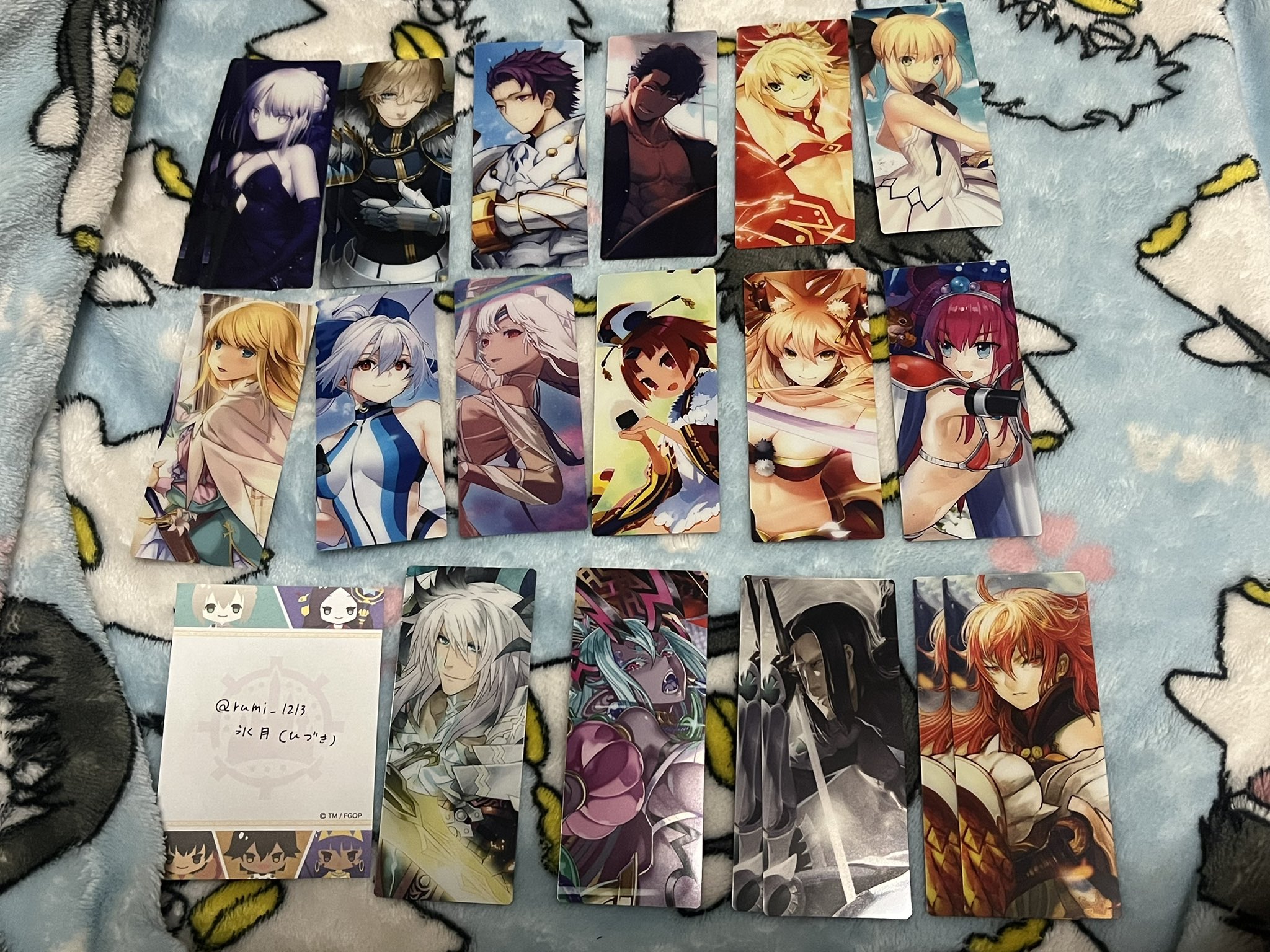 FGO 最終再臨展 特典 選択画面風 ステッカー インドラ 岸波白野 FGO