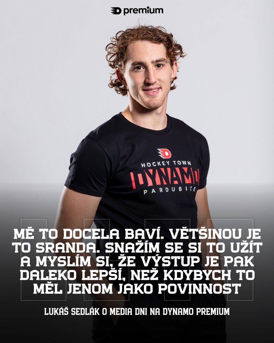 Zábava i nutnost. To jsou ve sportovních klubech pro hráče media dny. Dny, nebo spíše hodiny, kdy se fotí a natáčí materiály, které pak klub používá během celé nadcházející sezony. Právě takový den absolvovali ve středu 27. srpna hokejisté Dynama. 📸

Přečtěte si v 𝐃𝐘𝐍𝐀𝐌𝐎