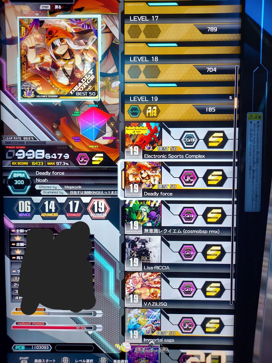 19最高スコアがとうとう塗り変わってしまった