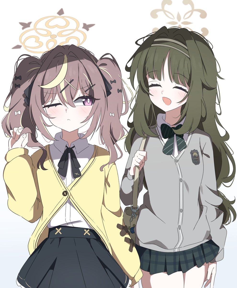 qorwja531's tweet image. #ブルアカ #ツムギ #レナ #BlueArchive