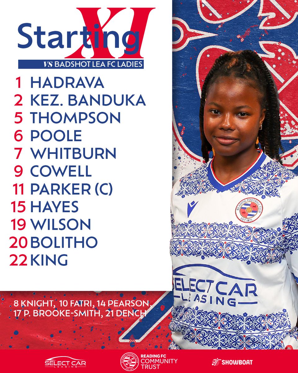 ⚽ Team news is in!

This is how we start today’s opener against <a href="/blfcladies/">Badshot Lea FC Ladies</a> 💙