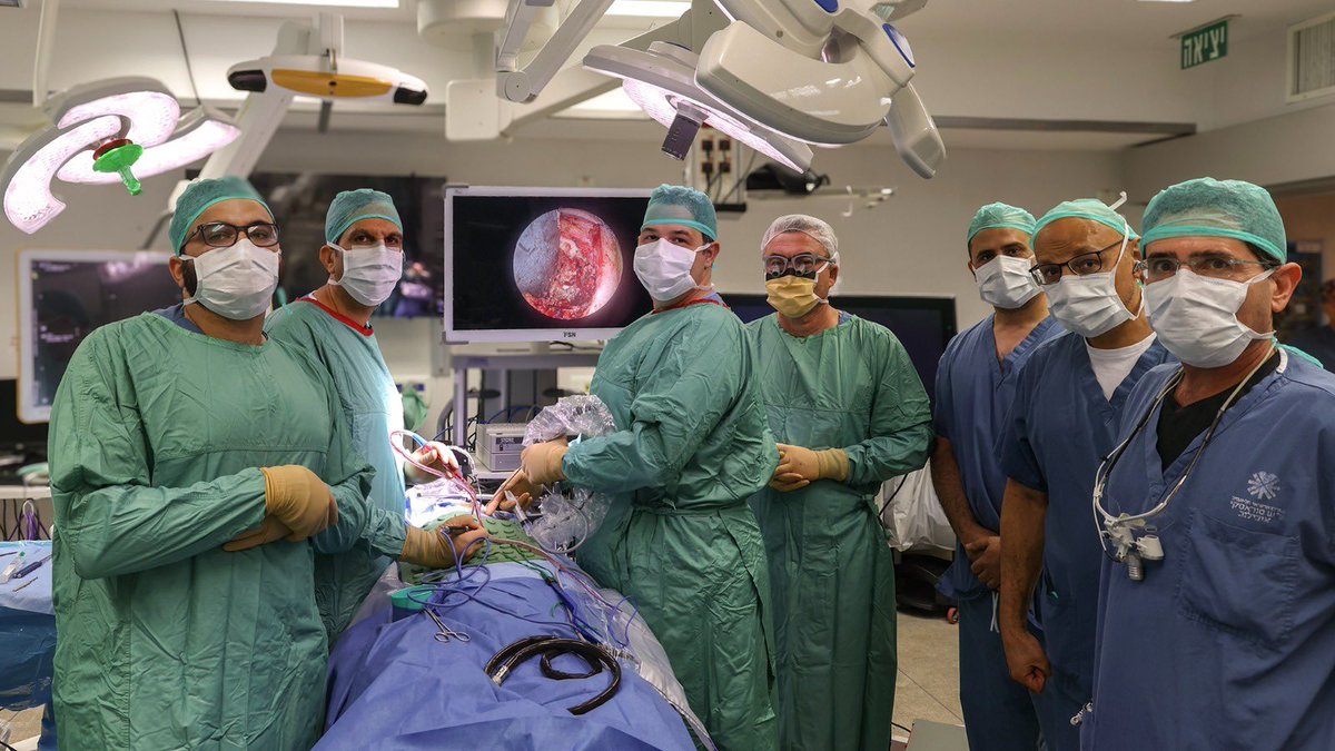 Medical breakthrough in Israel!

At Ichilov Medical Center, on July 21, doctors performed Israel’s first-ever minimally invasive brain surgery through the eye socket – removing a rare skull base tumor without opening the skull.

Thanks to the teamwork of neurosurgery,