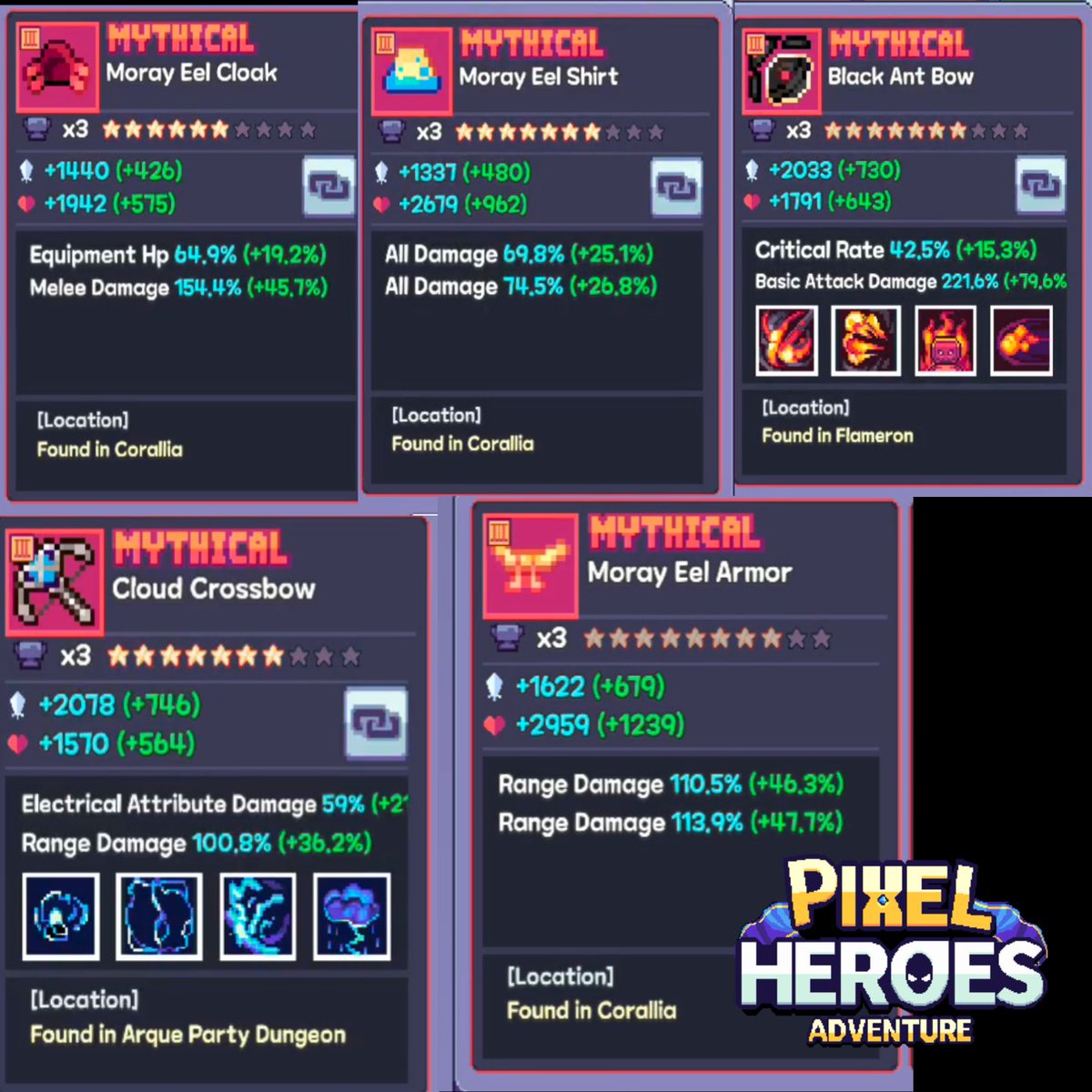 ieatramen4945's tweet photo. @PixelHeroesMMO
Took a break from Carnium and did some party dungeons to upgrade some gears. Suffice to say today is a fruitful day
Time to try the yield later in colossus and colosseum
#pixelheroesadventruew #Pha #crossplay https://t.co/YPsBLKcH8a