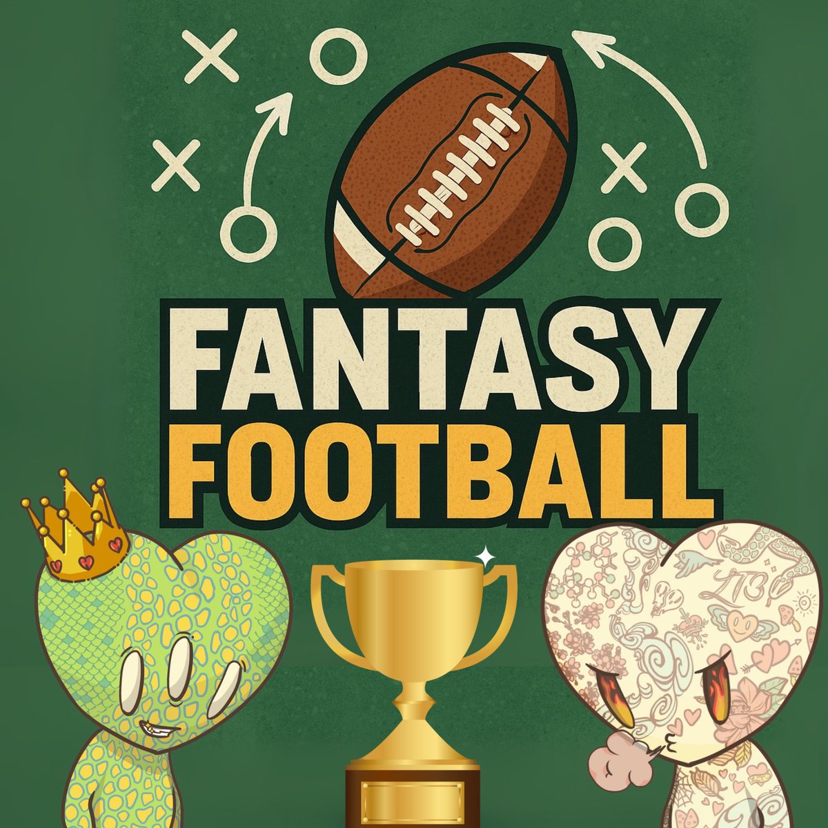 Gmm #NakedArmy Fantasy Football League has officially begun! DRAFT IS LIVE EVERYONE!!! We have tons of great prizes for top finishers, with tons of #Web3 communities, and we’ll update people on standings for chances to engage for prizes!!