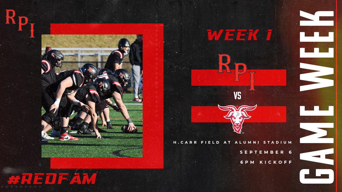 RPIFootball's tweet image. #GAMEWEEK #REDFAM #TEAM139