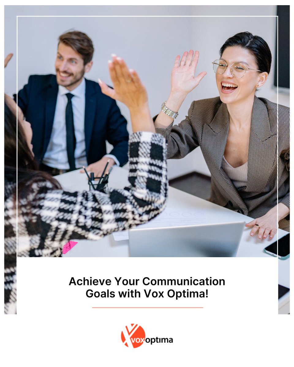 VoxOptima's tweet image. Achieve outstanding communication results with Vox Optima. Our expert team offers affordable, top-tier services nationwide without cutting corners. Partner with us for the best value and make your brand shine! 📩 Contact us: voxoptima.com #VoxOptima #PRPartner