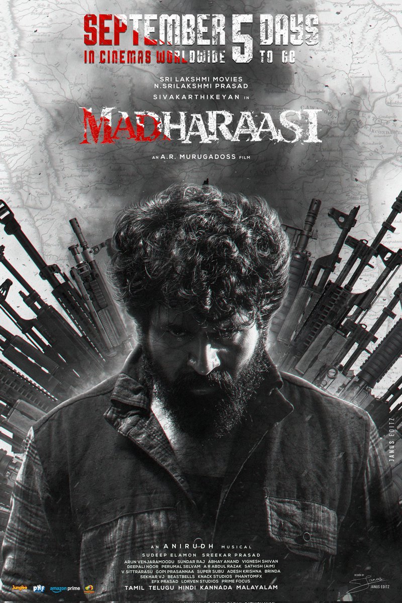 #Madharaasi bookings open
 today💥

#MadharaasiFromSep5 #Sivakarthikeyan