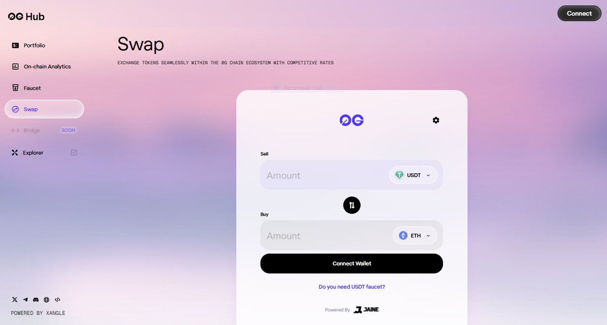 MDSiam1599454's tweet photo. Only 5 days left to  

Just hopped on the $0G Hub Swap 

Seamless token swaps. Competitive rates. All on the #OGChain 🌐

💸 Swap USDT → ETH (or whatever you want)
🔗 Connect your wallet &amp; go

Check it out: https://t.co/6Z7nqKmeFG

#DeFi #Crypto #0glabs https://t.co/UQRSTGNBRP