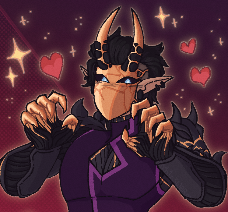 Mach1n3W0Rm's tweet photo. Do you like my dress?
#FortniteArt #daigo #maskmakerdaigo https://t.co/BoVOk9GKGG