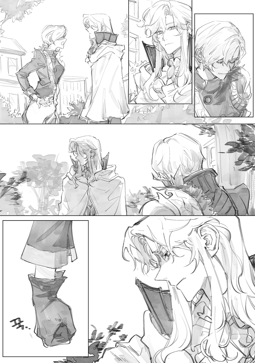 앨리셔 스토리였나 멀리서본 벨져와 자네트의 대화..
벨져가 자네트한테 곧 제레온경의 이야기가 끝난다고 쏘아붙이고 안보이게 괴로운 표정 지었다그래서 둘다 너무맴아픔ㅠㅠ