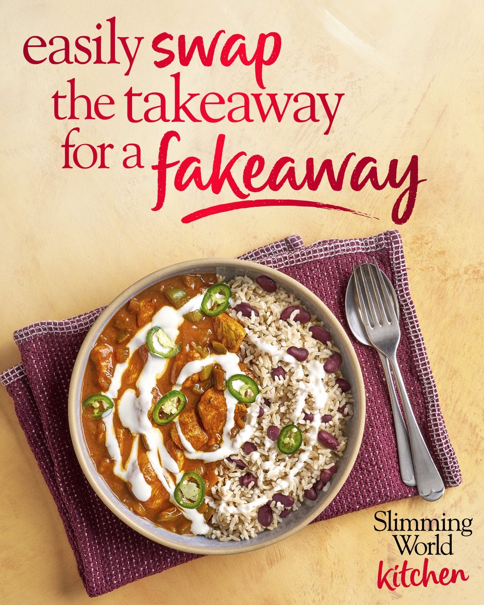 Swap your Friday night takeaway for a Slimming World Kitchen fakeaway 🍛! Your favourite dishes, Food Optimising-friendly &amp; delivered to your door 🚚. DM me for a discount code!