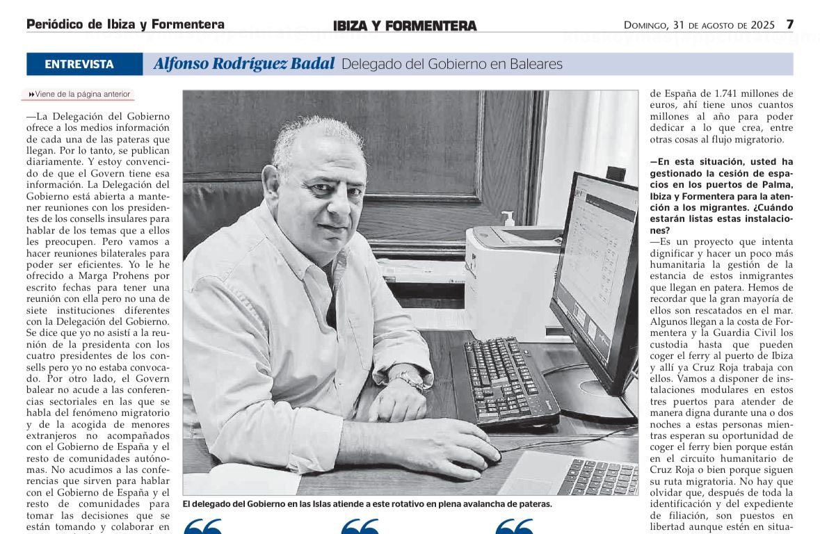 Broncas al Govern y a los Consells, pero <a href="/AlfonsoCalvia/">Alfonso Rodríguez</a> no sabe ni lo que pesca su Gobierno en la mayor crisis migratoria:
❌”seguro que se está trabajando…”
❌”entiendo que ese trabajo se está haciendo…”
👇👇👇👇
Actuación en origen YA‼️