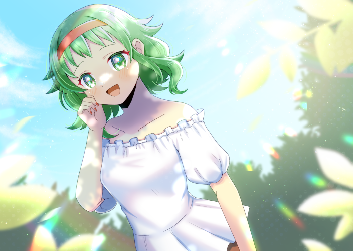 GUMI 「さわやかGUMIさん #GUMI #VOCALOID」|ヒヨヨ@skeb募集中のイラスト