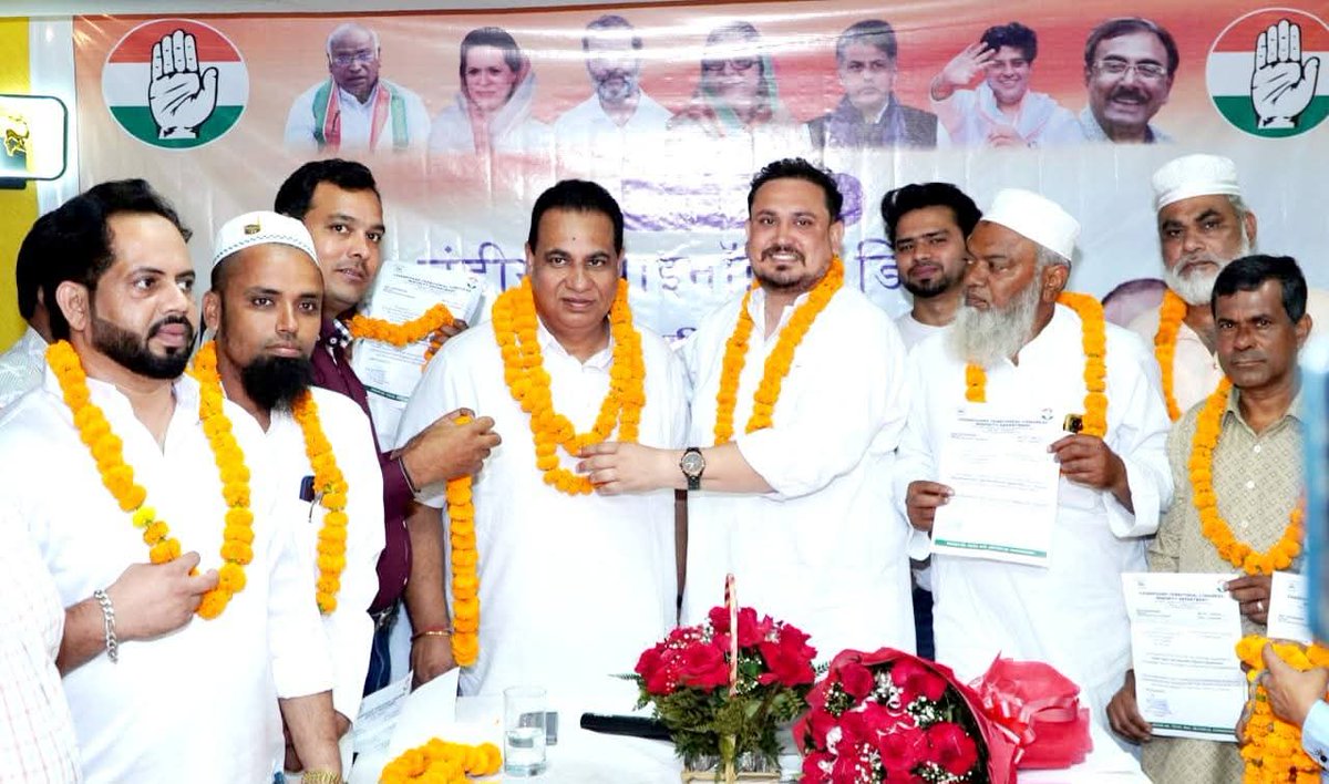 LUCKYHSINC's tweet photo. Attended Press conference organised by Asif Choudhary Chairman @INCMinority_Chd, Addressed Media &amp; All Newly appointed office bearers. 

@haq_haq @INCChandigarh https://t.co/PKT0V53BgJ
