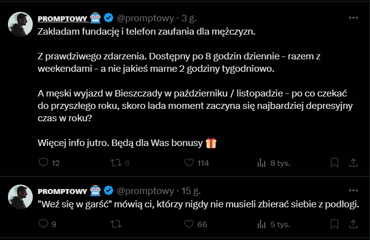rpl_0x's tweet photo. generuje e-rury i mówi że będzie na nich zarabiał miliony.

sponsoruje szony z onlyfansa

przeplata to zdjęciami żony i małego dziecka

całą działalność opiera na farmazonach

teraz będzie zakładał fundacje dla mężczyzn z problemami

Co to ma być... https://t.co/Lzc34xaO73