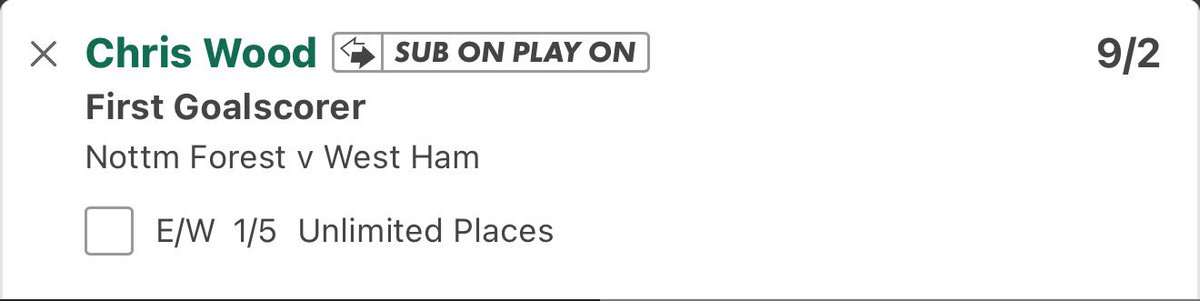 FOREST V WEST HAM🟡🔴

#NFOWHU 
#PremierLeague 
#Gambling𝕏