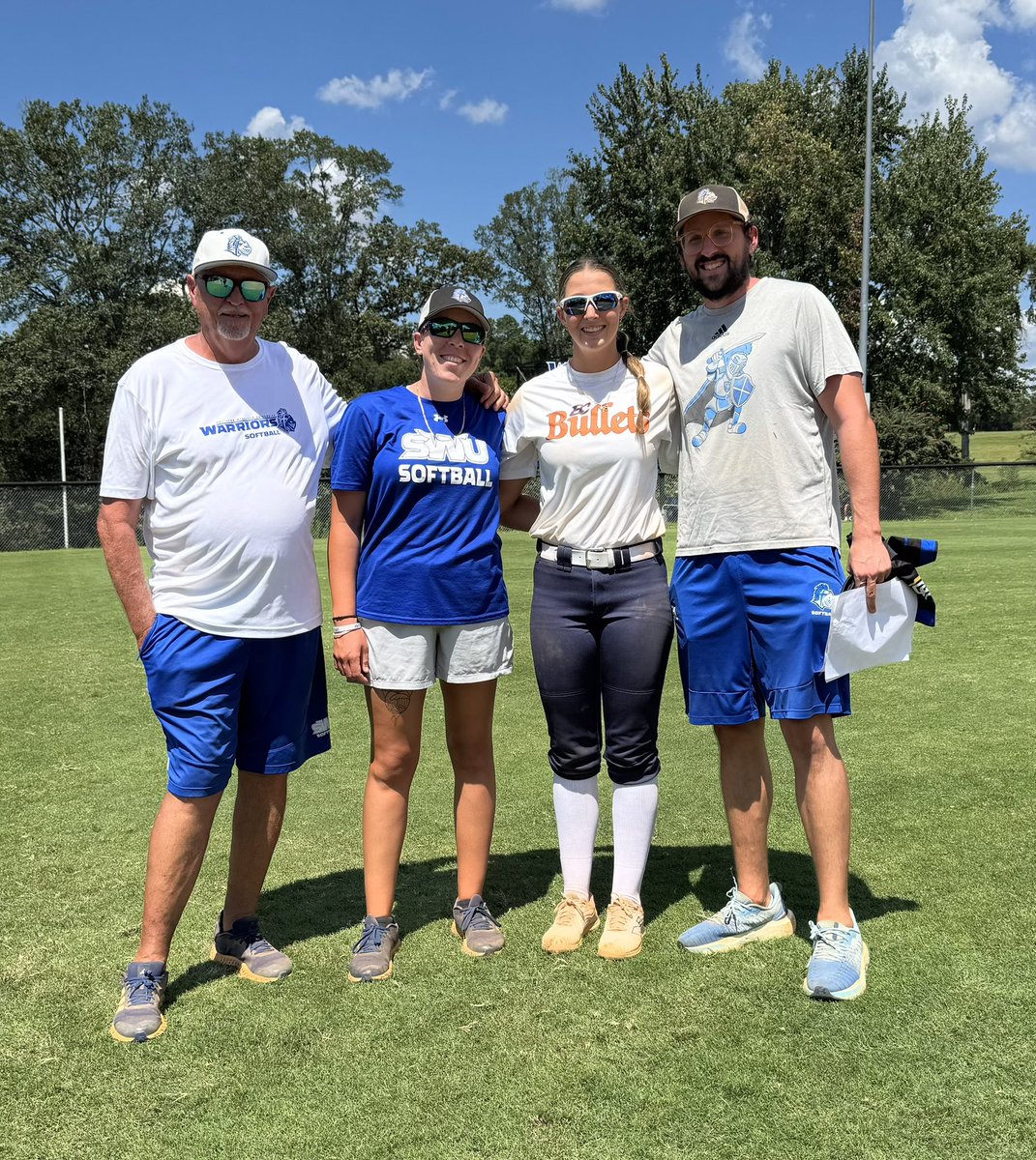 Spent my Saturday at <a href="/SoftballSwu/">SWU Softball</a> camp. Really enjoyed visiting the campus and working with the team. Thanks to <a href="/dees_44/">Clay Ardeeser</a> <a href="/Coach_Malloryy/">Mallory Ardeeser</a> <a href="/BriannaMcrae14/">bri</a> and Coach Pops for a great experience!

<a href="/IMGASoftball/">IMG Academy Softball</a> <a href="/ECB_Premier/">EC Bullets Premier</a>