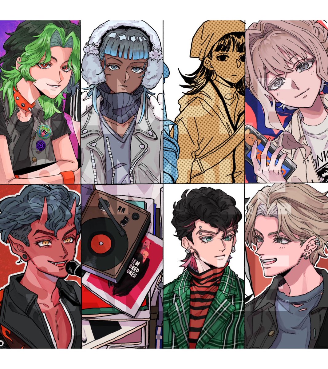 ❤️‍🔥 #コミティア153 お品書き ❤️‍🔥
9/7 COMITIA153
東6ホール【Q32b】

ロック＆パンク × ファッションをテーマにした
イラスト集とクリアポストカードを頒布します！
画像2枚目はイラスト集のサンプルです

ぜひ遊びに来てください🎸💚
#コミティア153 #COMITIA153