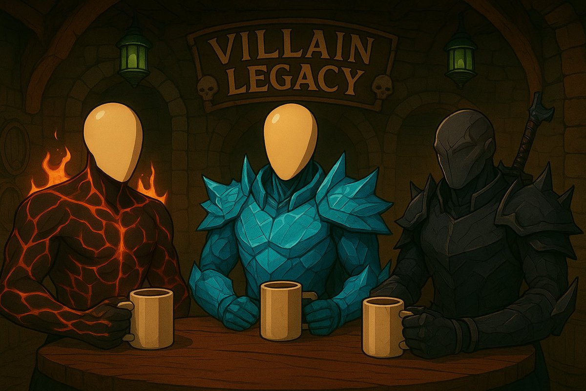 ⛧ SULTAN (@sultmetax) on Twitter photo Morning Underworld.
The villains are up, sipping coffee and breaking down the mortal world’s collapse.
One conclusion: they’re not ready. 😈
Follow <a href="/PxVillain/">Villains Legacy</a> if you want in Villan legacy community Morning Underworld.
The villains are up, sipping coffee and breaking down the mortal world’s collapse.
One conclusion: they’re not ready. 😈
Follow <a href="/PxVillain/">Villains Legacy</a> if you want in Villan legacy community