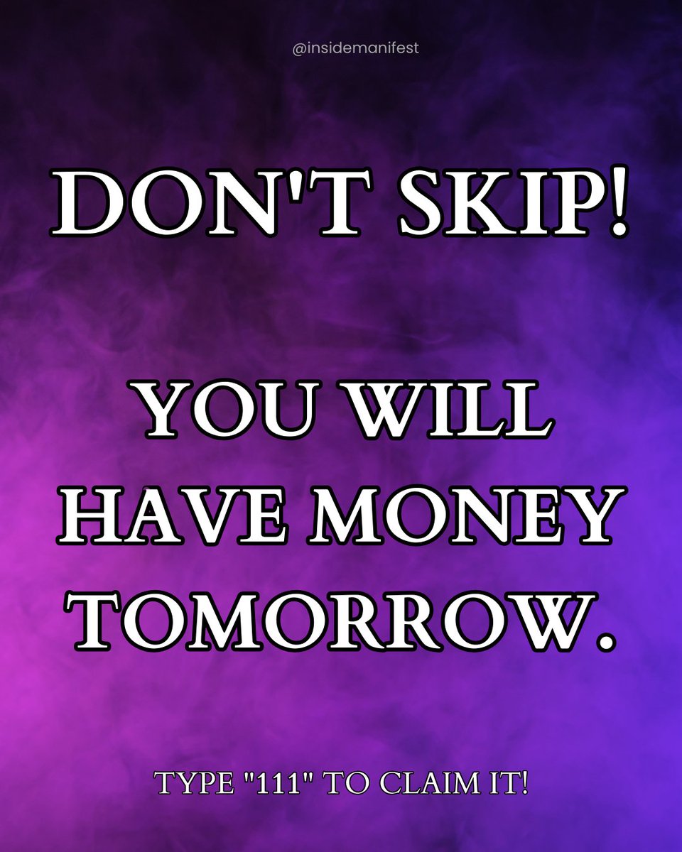 Type "111" to claim it!!!