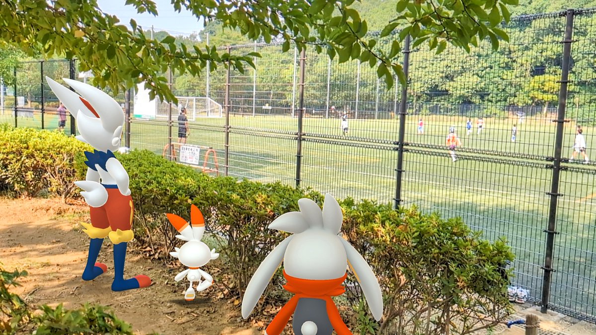 「俺たちも一緒にやりたいな⚽」

「やりたい！やりたい！」

#ARofTheDay #GOsnapshot
#GOsnapshotCelebration