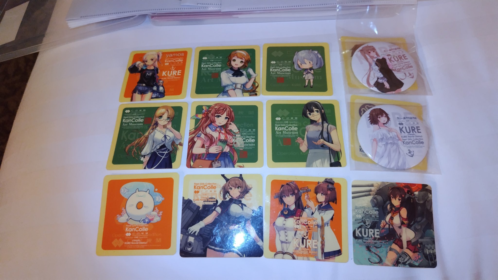 艦これ　ワシントン　呉　2022 スタンプラリー　クリアファイル　缶バッジ 台紙 Amazon.co.jp: 艦これ ワシントン 呉 2022 スタンプラリー